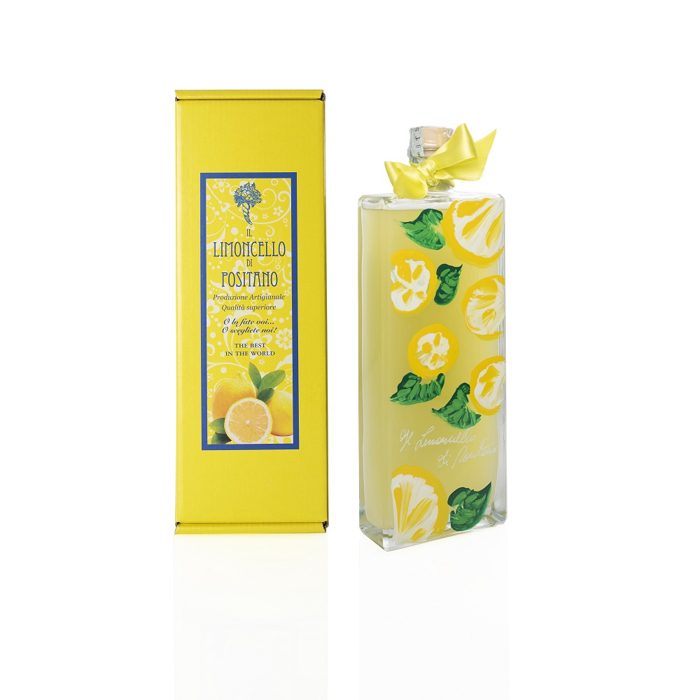 Handmade Limoncello 20 cl with hand-painted bottle – Sapori e